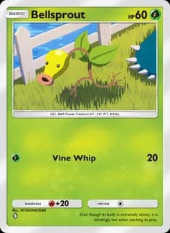 Bellsprout card in English