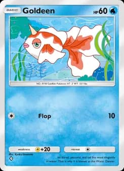 Goldeen card in English