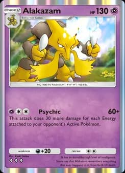 Alakazam card in English