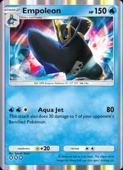 Empoleon card in English