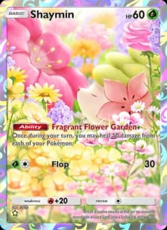 Shaymin card in English