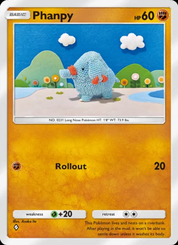 Phanpy card in English