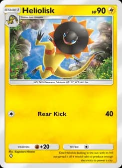 Heliolisk card in English