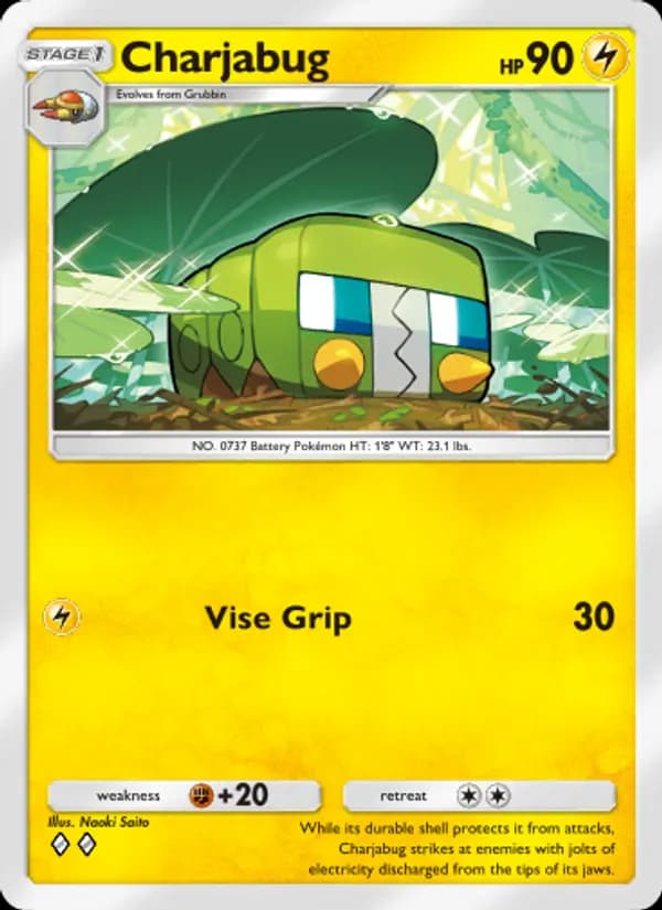 Charjabug card in English