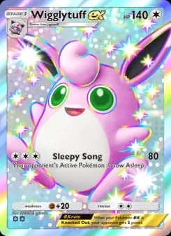 Wigglytuff ex card in English