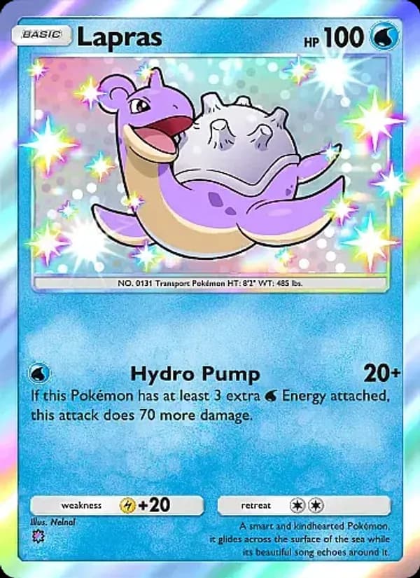 Lapras card in English