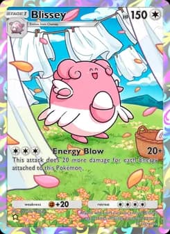 Blissey card in English