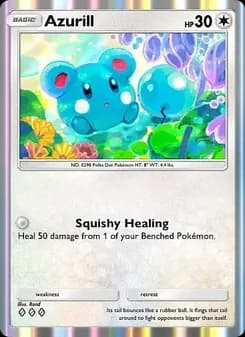 Azurill card in English