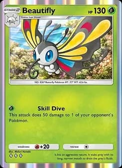 Beautifly card in English