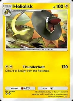 Heliolisk card in English