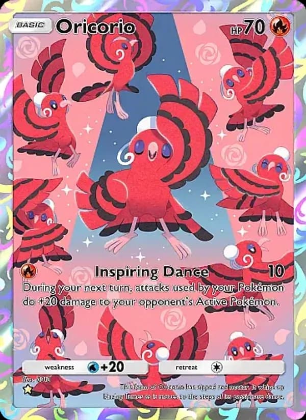 Oricorio card in English