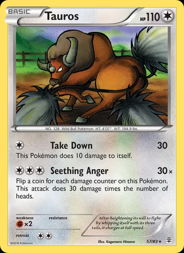 Tauros card in English
