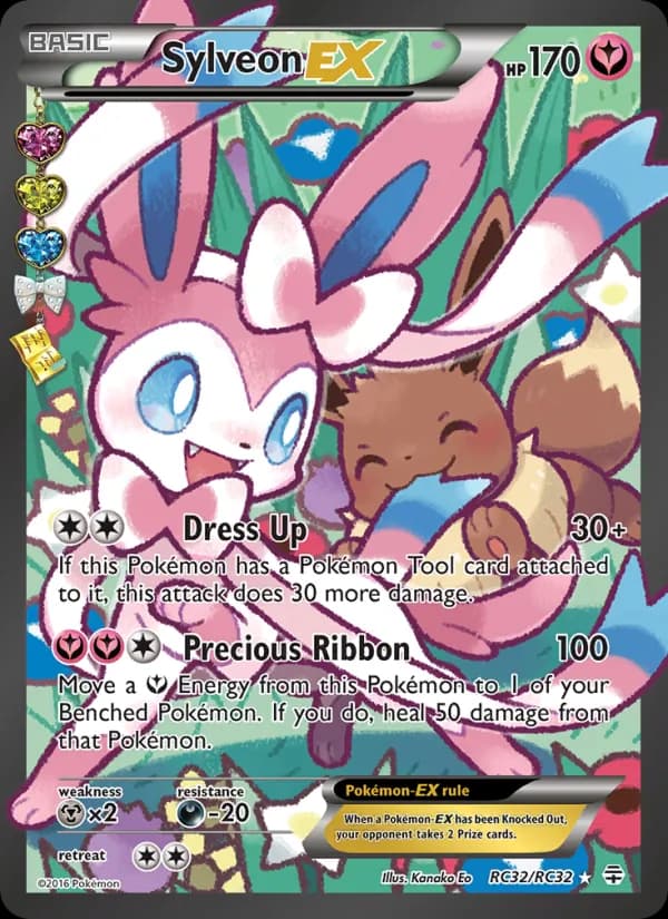 Sylveon EX card in English