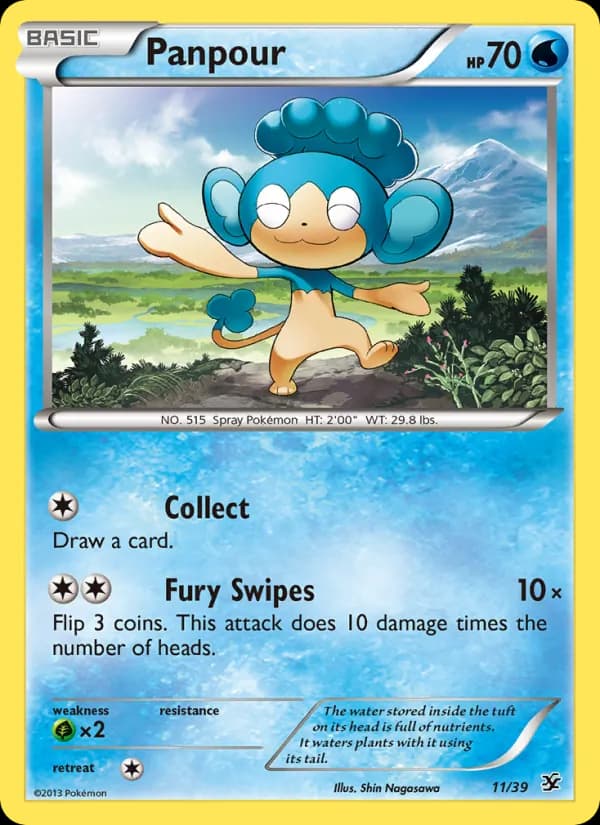 Panpour card in English