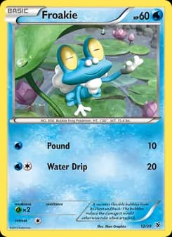 Froakie card in English