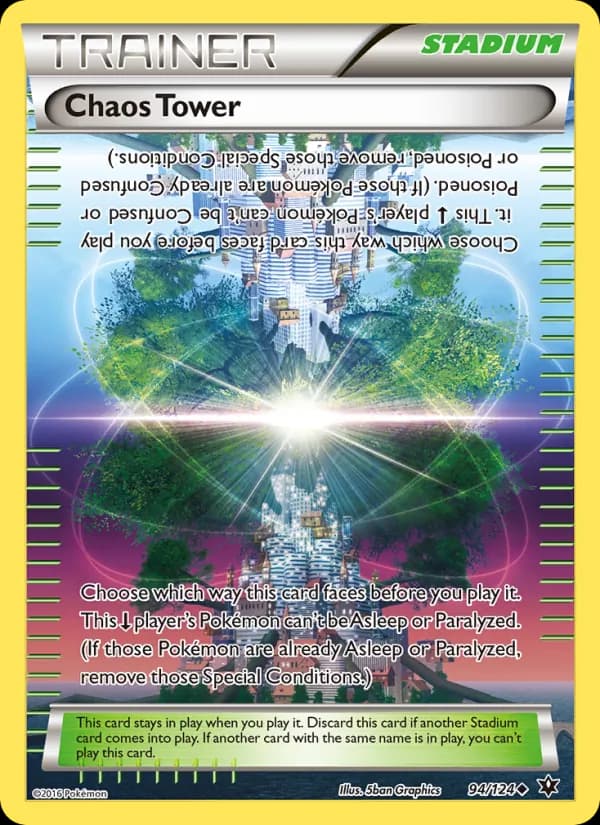 Chaos Tower card in English