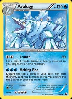 Avalugg card in English
