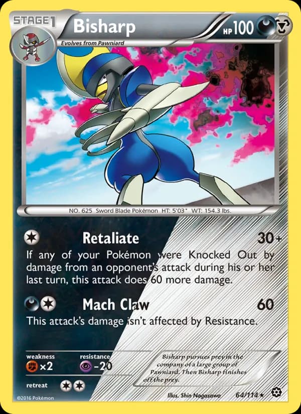 Bisharp card in English
