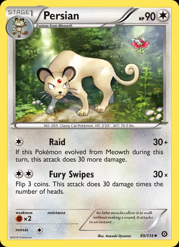 Persian card in English