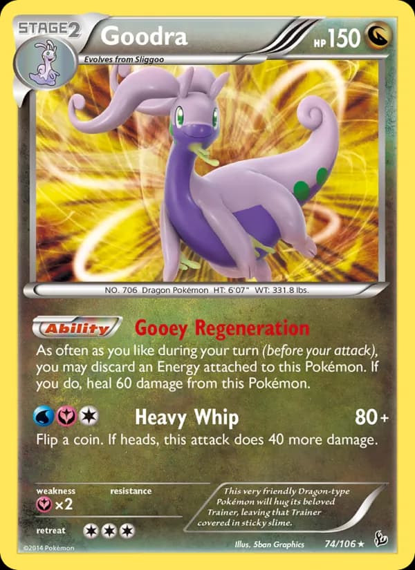 Goodra card in English