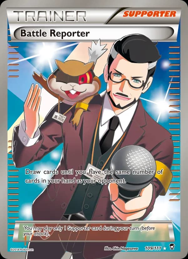Battle Reporter card in English
