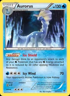 Aurorus card in English