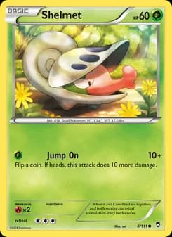 Shelmet card in English