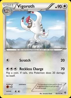 Vigoroth card in English