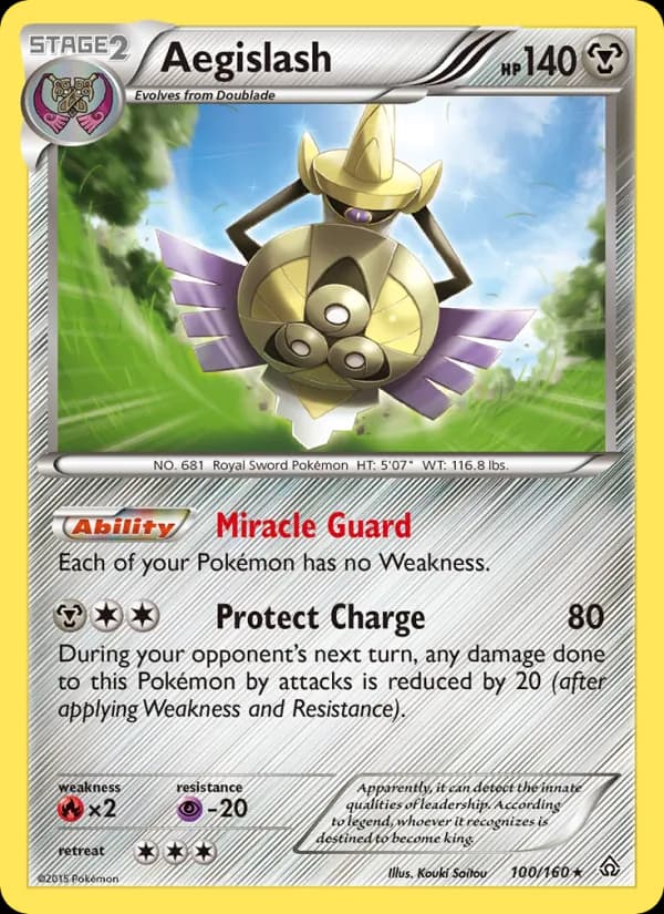 Aegislash card in English