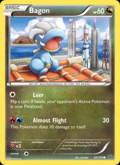 Bagon card in English