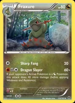 Fraxure card in English
