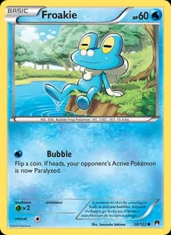 Froakie card in English