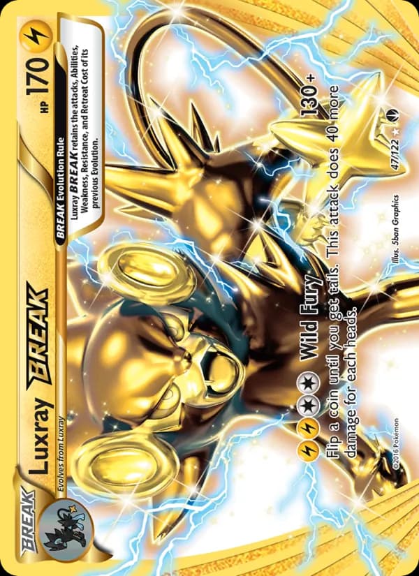 Luxray BREAK card in English