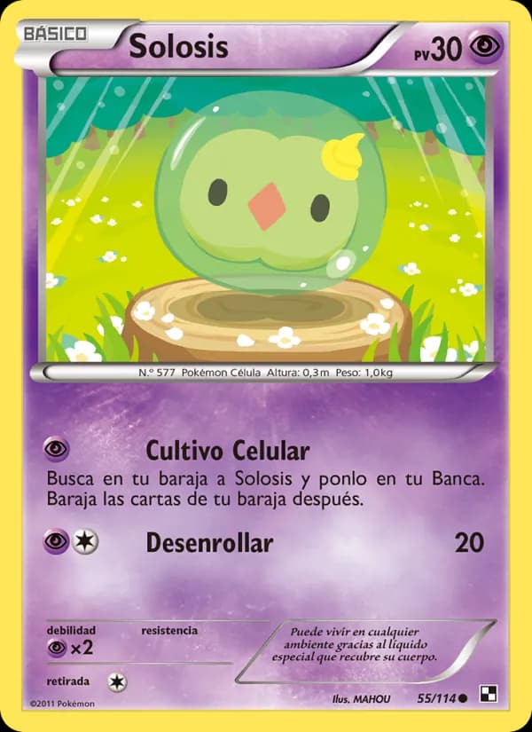 Solosis card in Spanish
