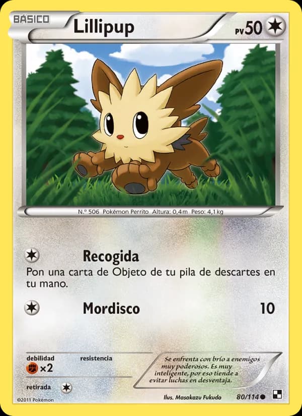 Lillipup card in Spanish