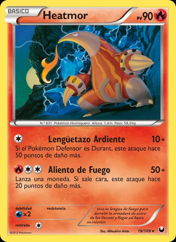 Heatmor card in Spanish
