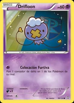 Drifloon card in Spanish