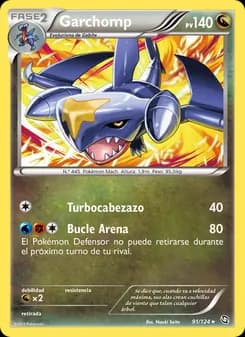 Garchomp card in Spanish