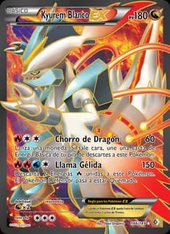 Kyurem Blanco-EX card in Spanish