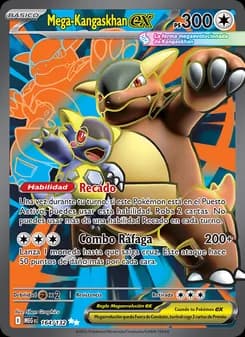 Mega-Kangaskhan ex card in Spanish