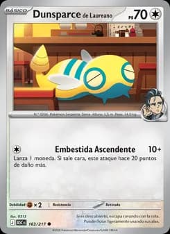 Dunsparce de Laureano card in Spanish