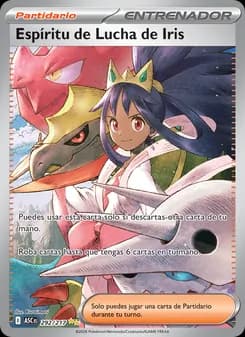 Espíritu de Lucha de Iris card in Spanish