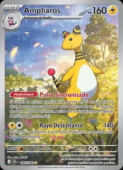 Ampharos card in Spanish