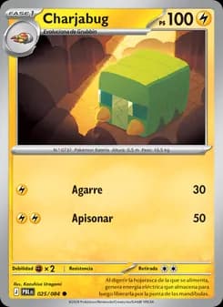 Charjabug card in Spanish