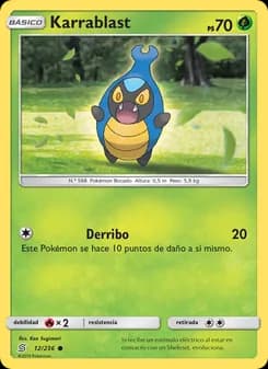 Karrablast card in Spanish