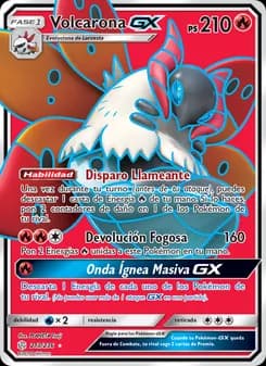 Volcarona GX card in Spanish