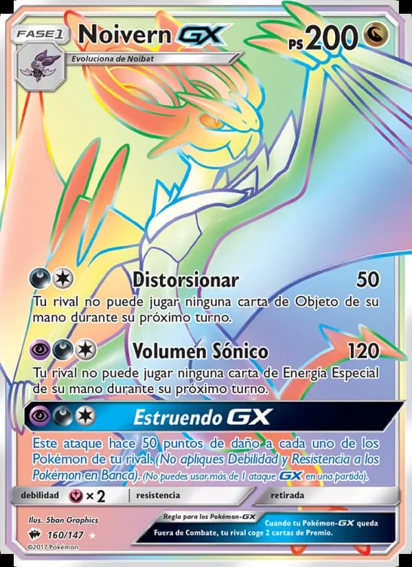 Noivern GX card in Spanish