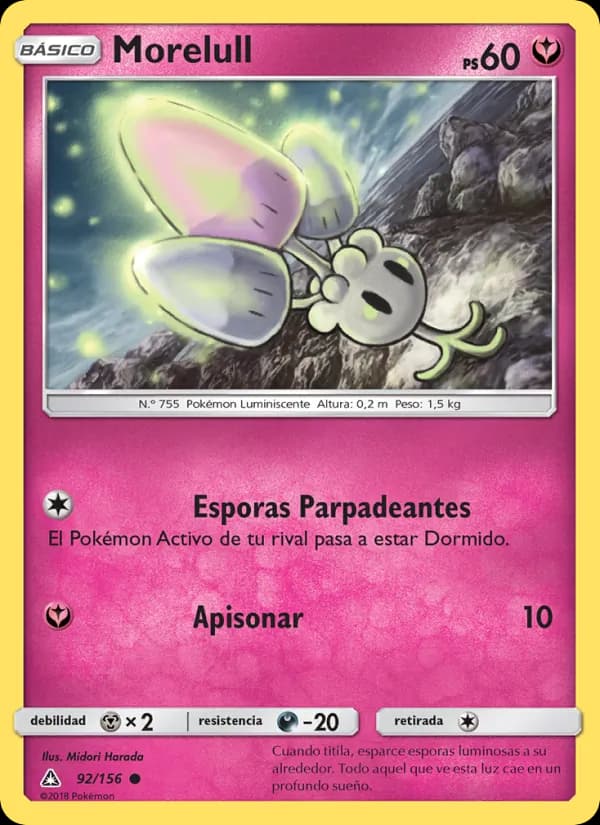 Morelull card in Spanish