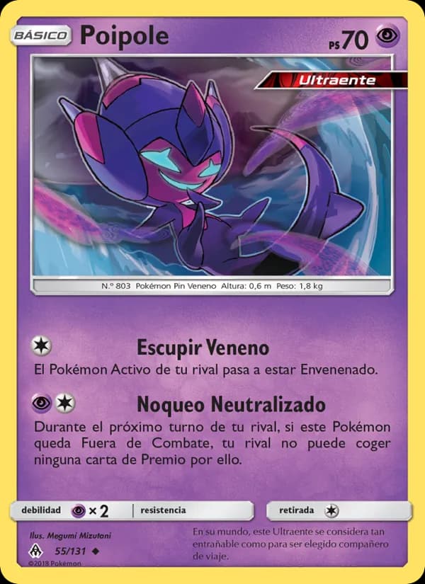Poipole card in Spanish