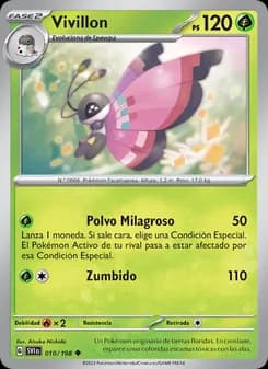 Vivillon card in Spanish